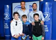 19 May 2018; Adam Byrne and Dave Kearney of Leinster with fans in the Blue Room prior to the Guinness PRO14 semi-final match between Leinster and Munster at the RDS Arena in Dublin. Photo by Brendan Moran/Sportsfile