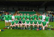 20 May 2018; The Limerick team prior to the Electric Ireland Munster GAA Hurling Minor Championship Round 1 match between Limerick and Tipperary at the Gaelic Grounds in Limerick. Photo by Ray McManus/Sportsfile