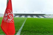 20 May 2018; A general view of a sideline flag prior to the Munster GAA Hurling Senior Championship Round 1 match between Cork and Clare at Páirc Uí Chaoimh in Cork. Photo by Brendan Moran/Sportsfile