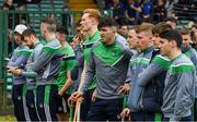 20 May 2018; Limerick players watch the Minor game before the Munster GAA Hurling Senior Championship Round 1 match between Limerick and Tipperary at the Gaelic Grounds in Limerick. Photo by Ray McManus/Sportsfile