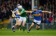 20 May 2018; Seamus Hickey of Limerick in action against John McGrath of Tipperary during the Munster GAA Hurling Senior Championship Round 1 match between Limerick and Tipperary at the Gaelic Grounds in Limerick. Photo by Ray McManus/Sportsfile