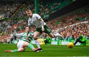 20 May 2018; James McClean of Republic of Ireland XI in action against Jack Hendry of Celtic during Scott Brown's testimonial match between Celtic and Republic of Ireland XI at Celtic Park in Glasgow, Scotland. Photo by Stephen McCarthy/Sportsfile