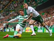 20 May 2018; James McClean of Republic of Ireland XI in action against Jack Hendry of Celtic during Scott Brown's testimonial match between Celtic and Republic of Ireland XI at Celtic Park in Glasgow, Scotland. Photo by Stephen McCarthy/Sportsfile