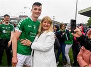 20 May 2018; Kyle Hayes of Limerick with his mother Pat after the Munster GAA Hurling Senior Championship Round 1 match between Limerick and Tipperary at the Gaelic Grounds in Limerick. Photo by Ray McManus/Sportsfile