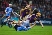 20 May 2018; Simon Donohue of Wexford in action against Fergal Whitley of Dublin during the Leinster GAA Hurling Senior Championship Round 2 match between Wexford and Dublin at Innovate Wexford Park in Wexford. Photo by Daire Brennan/Sportsfile