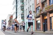20 May 2018; Ross Kelly during the SPAR Streets of Dublin 5K at the CHQ Building in Dublin. Photo by David Fitzgerald/Sportsfile