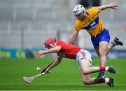 20 May 2018; Daniel Kearney of Cork is tackled by Patrick O'Connor of Clare during the Munster GAA Hurling Senior Championship Round 1 match between Cork and Clare at Páirc Uí Chaoimh in Cork. Photo by Brendan Moran/Sportsfile