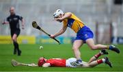 20 May 2018; Daniel Kearney of Cork is tackled by Patrick O'Connor of Clare during the Munster GAA Hurling Senior Championship Round 1 match between Cork and Clare at Páirc Uí Chaoimh in Cork. Photo by Brendan Moran/Sportsfile