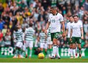 20 May 2018; Jonathan Walters of Republic of Ireland XI after his side conceded their first goal during Scott Brown's testimonial match between Celtic and Republic of Ireland XI at Celtic Park in Glasgow, Scotland. Photo by Stephen McCarthy/Sportsfile