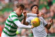 20 May 2018; Jack Hendry of Celtic in action against Callum Robinson of Republic of Ireland XI during Scott Brown's testimonial match between Celtic and Republic of Ireland XI at Celtic Park in Glasgow, Scotland. Photo by Stephen McCarthy/Sportsfile