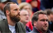 20 May 2018; Republic of Ireland soccer international David Meyler, son of Cork manager John Meyler, watches the Munster GAA Hurling Senior Championship Round 1 match between Cork and Clare at Páirc Uí Chaoimh in Cork. Photo by Brendan Moran/Sportsfile