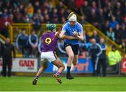20 May 2018; Shane Barrett of Dublin in action against Shaun Murphy of Wexford during the Leinster GAA Hurling Senior Championship Round 2 match between Wexford and Dublin at Innovate Wexford Park in Wexford. Photo by Daire Brennan/Sportsfile