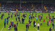 20 May 2018; A general view of supporters from both sides playing at half-time during the Leinster GAA Hurling Senior Championship Round 2 match between Wexford and Dublin at Innovate Wexford Park in Wexford. Photo by Daire Brennan/Sportsfile