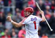 20 May 2018; Cork goalkeeper Anthony Nash celebrates at the final whistle of the Munster GAA Hurling Senior Championship Round 1 match between Cork and Clare at Páirc Uí Chaoimh in Cork. Photo by Brendan Moran/Sportsfile