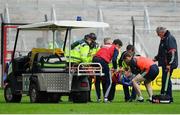 20 May 2018; Robbie O'Flynn of Cork is carried from the pitch on a stretcher during the Munster GAA Hurling Senior Championship Round 1 match between Cork and Clare at Páirc Uí Chaoimh in Cork. Photo by Brendan Moran/Sportsfile
