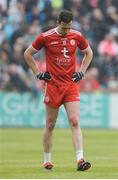 20 May 2018; A dejected Colm Cavanagh of Tyrone after the Ulster GAA Football Senior Championship Quarter-Final match between Tyrone and Monaghan at Healy Park in Tyrone. Photo by Oliver McVeigh/Sportsfile