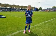 19 May 2018; Matchday mascot Amy Bradford, from Goatstown, Dublin, ahead of the Guinness PRO14 semi-final match between Leinster and Munster at the RDS Arena in Dublin. Photo by Ramsey Cardy/Sportsfile