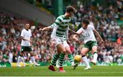 20 May 2018; Callum O'Dowda of Republic of Ireland XI shoots to score his side's second goal during Scott Brown's testimonial match between Celtic and Republic of Ireland XI at Celtic Park in Glasgow, Scotland. Photo by Stephen McCarthy/Sportsfile