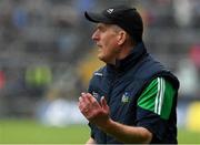 20 May 2018; Limerick manager John Kiely near the end of the Munster GAA Hurling Senior Championship Round 1 match between Limerick and Tipperary at the Gaelic Grounds in Limerick. Photo by Ray McManus/Sportsfile