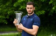 21 May 2018; Josh Murphy of Leinster receives the Bank of Ireland Leinster Rugby Player of the Month for March at Leinster Rugby Headquarters in Dublin. Photo by Brendan Moran/Sportsfile