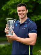 21 May 2018; James Ryan of Leinster receives the Bank of Ireland Leinster Rugby Player of the Month for May at Leinster Rugby Headquarters in Dublin. Photo by Brendan Moran/Sportsfile