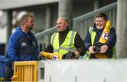 21 May 2018; Market's Field stewards Cormac O'Halloran, Joe Hoare, and Colm Leo prior to the SSE Airtricity League Premier Division match between Limerick FC and Cork City at the Market's Field in Limerick. Photo by Diarmuid Greene/Sportsfile