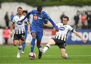 21 May 2018; Ismahil Akinade of Waterford in action against Michael Duffy of Dundalk during the SSE Airtricity League Premier Division match between Dundalk and Waterford at Oriel Park in Dundalk. Photo by Piaras Ó Mídheach/Sportsfile