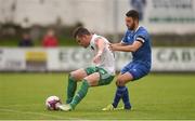 21 May 2018; Steven Beattie of Cork City in action against Shane Duggan of Limerick during the SSE Airtricity League Premier Division match between Limerick FC and Cork City at the Market's Field in Limerick. Photo by Diarmuid Greene/Sportsfile