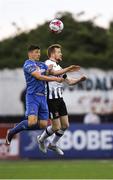 21 May 2018; Seán Hoare of Dundalk in action against Dylan Barnett of Waterford during the SSE Airtricity League Premier Division match between Dundalk and Waterford at Oriel Park in Dundalk. Photo by Piaras Ó Mídheach/Sportsfile