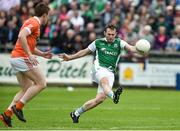 19 May 2018; Declan McCusker of Fermanagh during the Ulster GAA Football Senior Championship Quarter-Final match between Fermanagh and Armagh at Brewster Park in Enniskillen, Fermanagh. Photo by Oliver McVeigh/Sportsfile