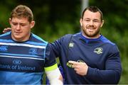 22 May 2018; Tadhg Furlong and Cian Healy and arrive ahead of Leinster Rugby squad training at UCD in Belfield, Dublin. Photo by Sam Barnes/Sportsfile