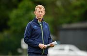 22 May 2018; Leinster head coach Leo Cullen during Leinster Rugby squad training at UCD in Belfield, Dublin. Photo by Sam Barnes/Sportsfile