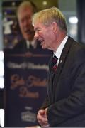 22 May 2018; Special Guest Joanne O'Riordan today launched the gala tribute dinner to honour and celebrate the life and times of Micheál Ó Muircheartaigh, one of Ireland's most popular and much loved sons. The dinner takes place on Saturday 22nd September 2018, at the Clayton hotel, Burlington Road, Dublin, with all proceeds from the night going towards IT Tralee Foundation to help complete the Institute's €16.5m Kerry Sports Academy. Pictured speaking is Micheál Ó Muircheartaigh, at Croke Park, Dublin. Photo by Seb Daly/Sportsfile