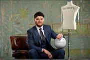 22 May 2018; Former Down footballer Marty Clarke, pictured, and current Kerry footballer, David Moran were in Dublin today for the reveal and official launch of the Benetti Menswear GAA Ambassador campaign for 2018 . Both players are just two of a host of the top intercounty hurlers and footballers who will be representing Benetti for the GAA championship season. Benetti are an Irish designed menswear clothing brand who supply a fully comprehensive collection in tailoring, casual menswear, footwear and accessories. For further information about Benetti and their new brand ambassador campaign log on to www.benetti.ie. Photo by Ramsey Cardy/Sportsfile