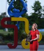 22 May 2018; Katie Mullan, UCD Ladies Hockey, pictured with the Dr. Tony O’Neill Sportsperson of the Year award at the Bank of Ireland AUC Sports Awards 2018 at UCD in Dublin. Photo by David Fitzgerald/Sportsfile