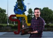 22 May 2018; Tadgh O'Leary pictured with The Gerry Horkan Administrator of the Year award at the Bank of Ireland AUC Sports Awards 2018 at UCD in Dublin. Photo by David Fitzgerald/Sportsfile
