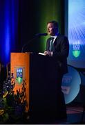 22 May 2018; MC Darragh Moloney at the Bank of Ireland AUC Sports Awards 2018 at UCD in Dublin. Photo by David Fitzgerald/Sportsfile