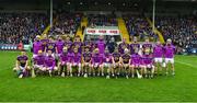 20 May 2018; The Wexford team prior to the Leinster GAA Hurling Senior Championship Round 2 match between Wexford and Dublin at Innovate Wexford Park in Wexford. Photo by Daire Brennan/Sportsfile