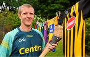 24 May 2018; Centra, proud sponsor of the GAA Hurling All-Ireland Senior Championship for the last eight years, today released their #WeAreHurling survey results, which showcase the importance of our national sport and the role it plays in communities across the country. Centra’s #WeAreHurling campaign celebrates the passion displayed by those in Ireland’s collective hurling community and shines a light on those who devote their lives to the game, helping to make our national sport a pillar of Irish pride. In attendance is Centra Ambassador former Kilkenny hurler Henry Shefflin during the Centra Hurling Media Launch at Glasnevin, Co Dublin. Photo by Sam Barnes/Sportsfile