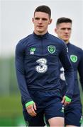 24 May 2018; Declan Rice during a Republic of Ireland squad training session at the FAI National Training Centre in Abbotstown, Dublin. Photo by Seb Daly/Sportsfile