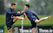24 May 2018; Kevin Long, left, and Declan Rice, right, during a Republic of Ireland squad training session at the FAI National Training Centre in Abbotstown, Dublin. Photo by Seb Daly/Sportsfile