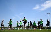 25 May 2018; Derrick Williams and team-mates during a Republic of Ireland squad training session at the FAI National Training Centre in Abbotstown, Dublin. Photo by Stephen McCarthy/Sportsfile