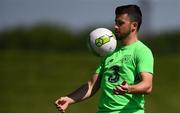 25 May 2018; Shane Long during a Republic of Ireland squad training session at the FAI National Training Centre in Abbotstown, Dublin. Photo by Stephen McCarthy/Sportsfile