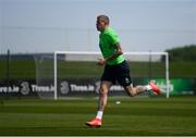 25 May 2018; James McClean during a Republic of Ireland squad training session at the FAI National Training Centre in Abbotstown, Dublin. Photo by Stephen McCarthy/Sportsfile