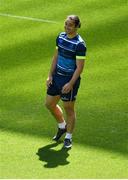 25 May 2018; James Lowe during the Leinster captains run at the Aviva Stadium in Dublin. Photo by Ramsey Cardy/Sportsfile