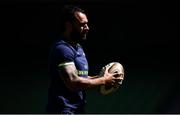 25 May 2018; Isa Nacewa during the Leinster captains run at the Aviva Stadium in Dublin. Photo by David Fitzgerald/Sportsfile
