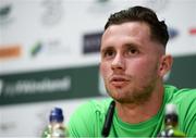 25 May 2018; Alan Browne during a Republic of Ireland press conference at the FAI National Training Centre in Abbotstown, Dublin. Photo by Stephen McCarthy/Sportsfile