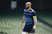 25 May 2018; Scott Fardy during the Leinster captains run at the Aviva Stadium in Dublin. Photo by David Fitzgerald/Sportsfile