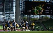 25 May 2018; A general view during the Leinster captains run at the Aviva Stadium in Dublin. Photo by David Fitzgerald/Sportsfile