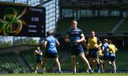 25 May 2018; Dan Leavy during the Leinster captains run at the Aviva Stadium in Dublin. Photo by David Fitzgerald/Sportsfile
